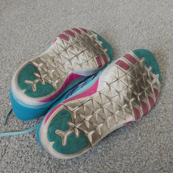 NIKE Free Women's Teal Purple Running Shoes Size 6.5 - Picture 7 of 7